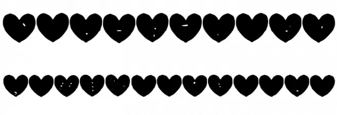 Hearty_Geelyn_Edits_Natural_Pencil Font OTHER CHARS