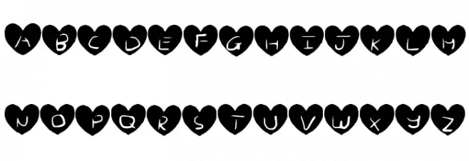 Hearty_Geelyn_Edits_Oil_Brush Fonte MAIÚSCULAS