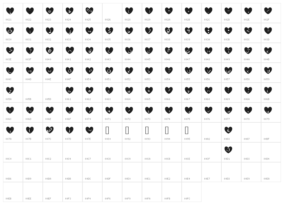 Hearty_Geelyn_Edits_Oil_Brush Character Map