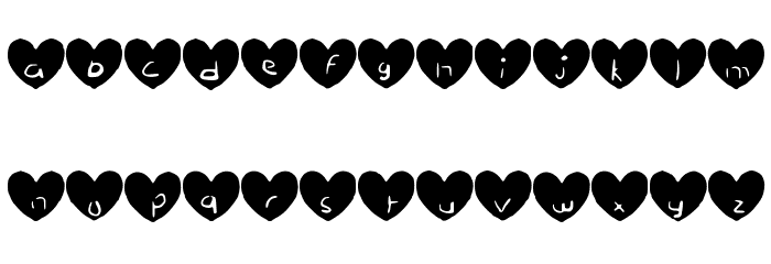 Hearty_Geelyn_Edits_Oil_Brush Font LOWERCASE