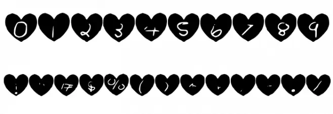 Hearty_Geelyn_Edits_Watercolor_Brush Font OTHER CHARS