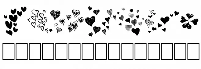 Heartz Font OTHER CHARS