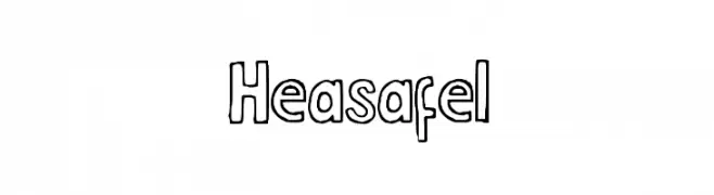 Heasafel  Frei Schriftart Herunterladen