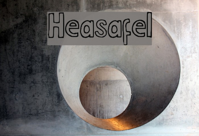 Heasafel Font examples