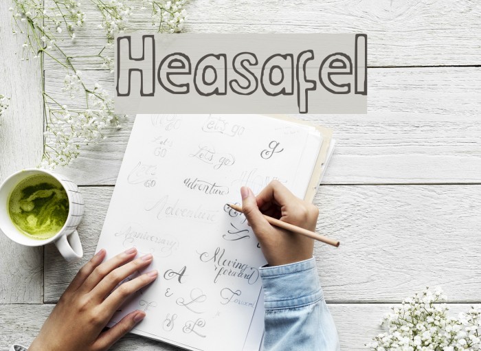 Heasafel Font examples