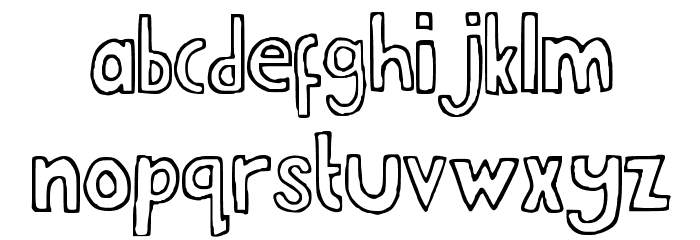 Heasafel Font LOWERCASE