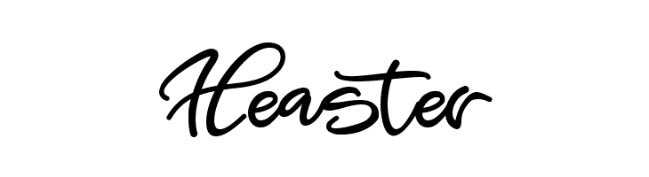Heaster  免费字体下载
