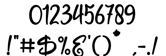 Heaster Font OTHER CHARS