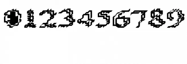 Heat Sinks 486 Font OTHER CHARS