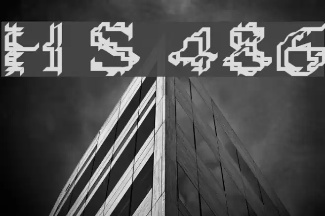 Heat Sinks 486 Font examples