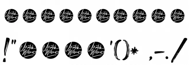 Heaters Font OTHER CHARS