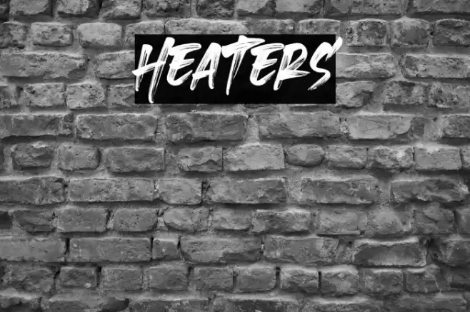 Heaters Font examples