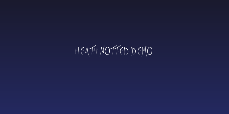 Heath Notted Demo Social Header