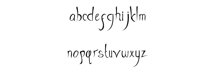 HeathNottedDemo Font LOWERCASE
