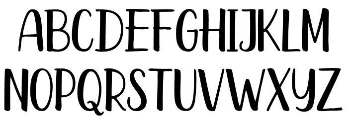 Heathens Sans Font LOWERCASE