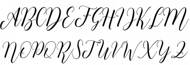 Heathens Script Fonte MAIÚSCULAS