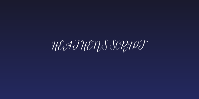 Heathens Script Social Header