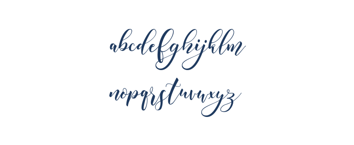 Heathens Script Lowercase