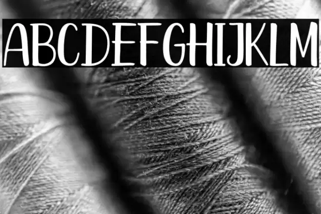 HeathensSans Font examples