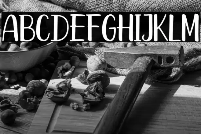 HeathensSans Font examples