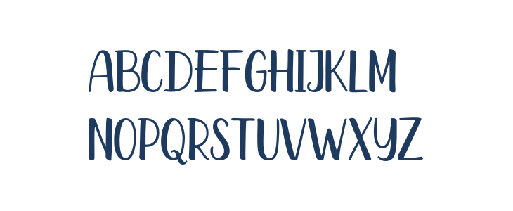 HeathensSans Lowercase
