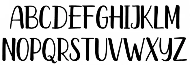 HeathensSans 字体 小写