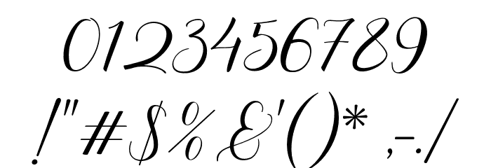 HeathensScript Font OTHER CHARS