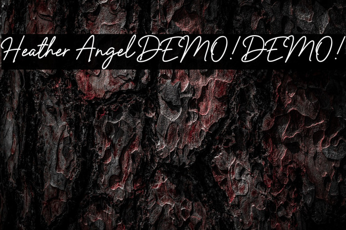 Heather Angel DEMO! DEMO! Example 1
