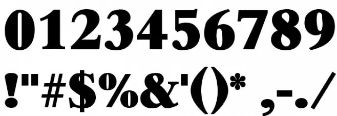 Heather Regular Font Alte caractere