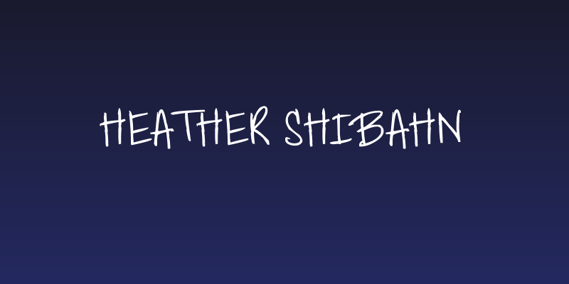 Heather Shibahn Social Header