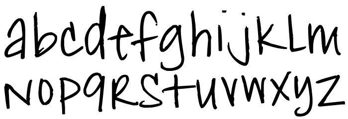 Heather Shibahn Font LOWERCASE