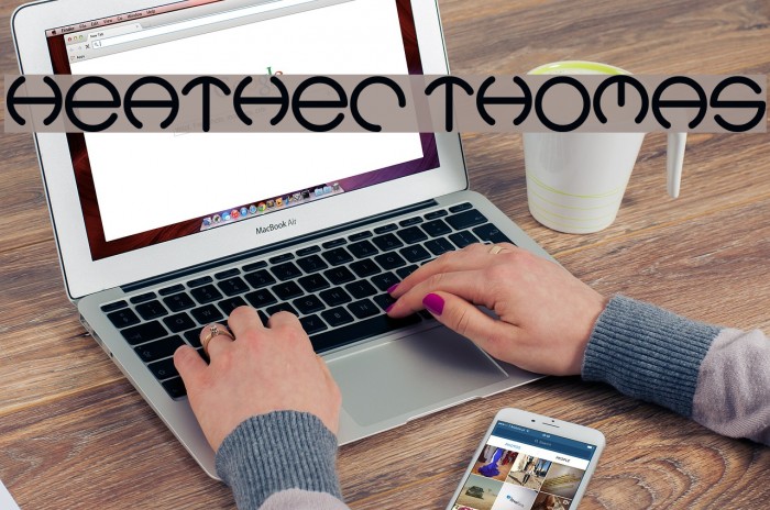 Heather Thomas Font examples