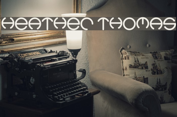 Heather Thomas Example 1