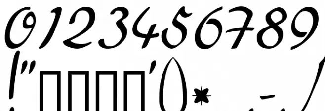 Heather Font OTHER CHARS