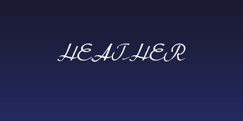 Heather Social Header