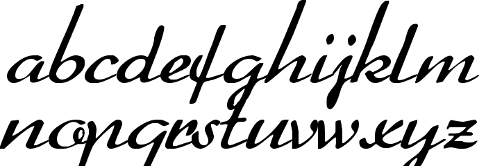 Heather Font LOWERCASE