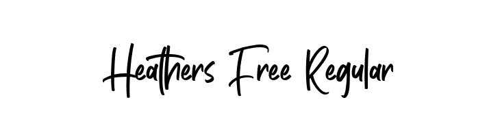 Heathers Free Regular  baixar fontes gratis