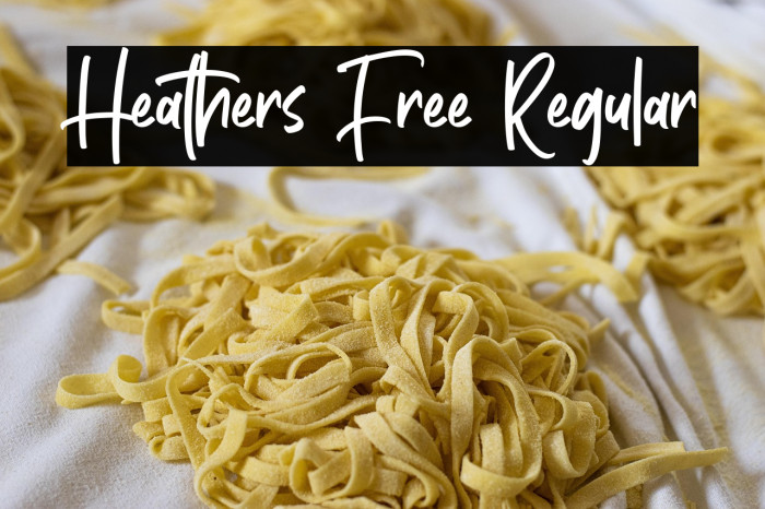 Heathers Free Regular Example 2