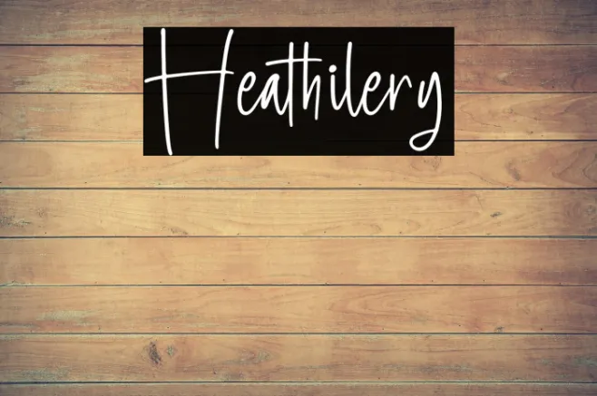 Heathilery Example 2