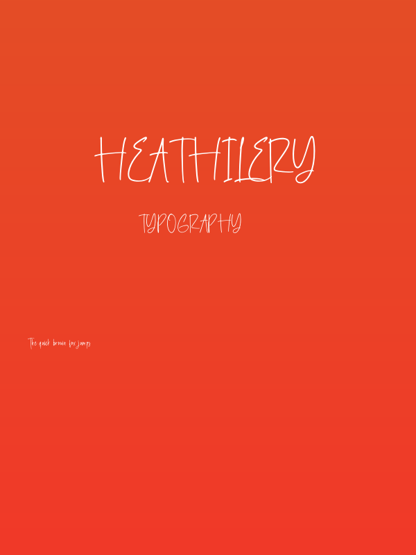 Heathilery Poster
