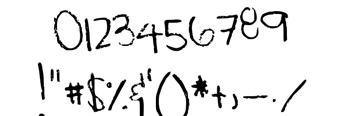 Heathkeit Font OTHER CHARS