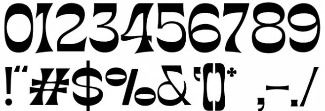 HeatingElegant-Regular Font OTHER CHARS