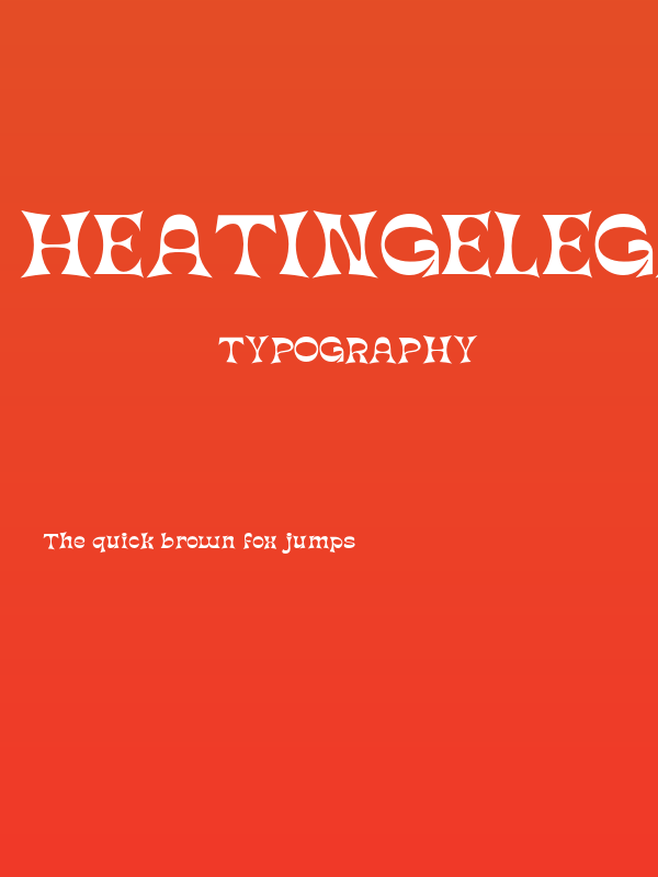 HeatingElegant-Regular Poster