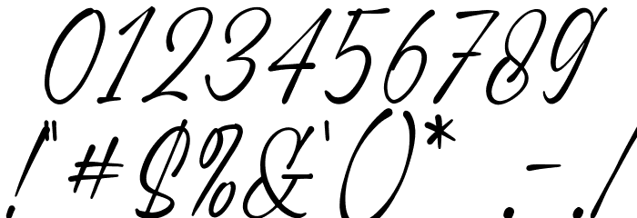 Heatting Font OTHER CHARS