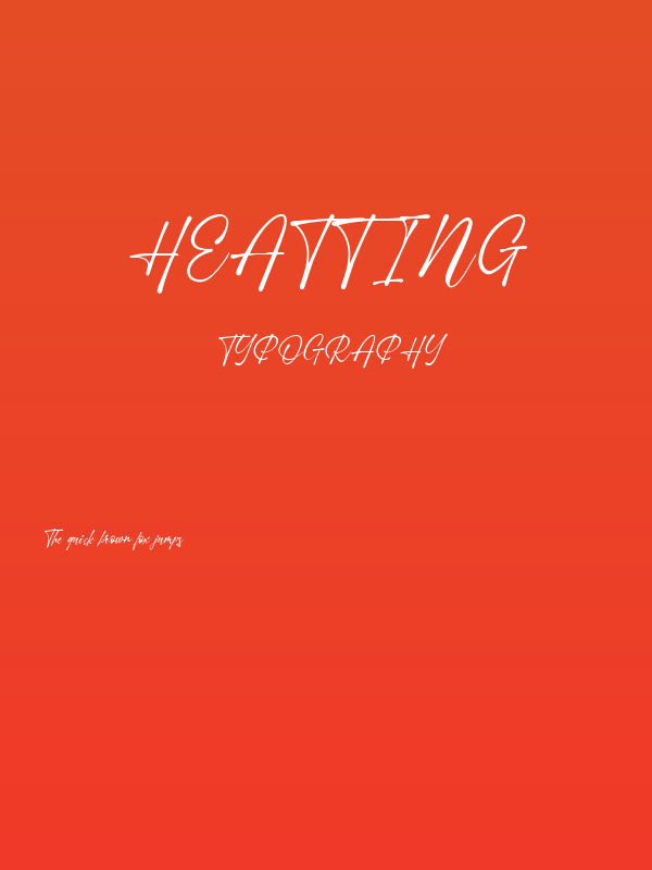 Heatting Poster