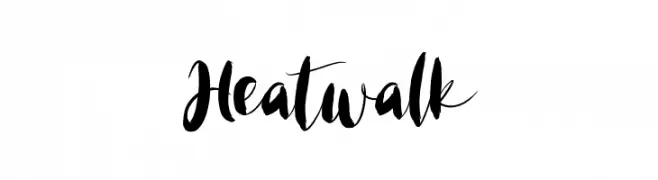 Heatwalk  Frei Schriftart Herunterladen