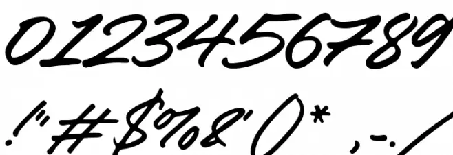 Heatwood Font OTHER CHARS