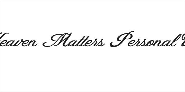Heaven Matters Personal Use Logo