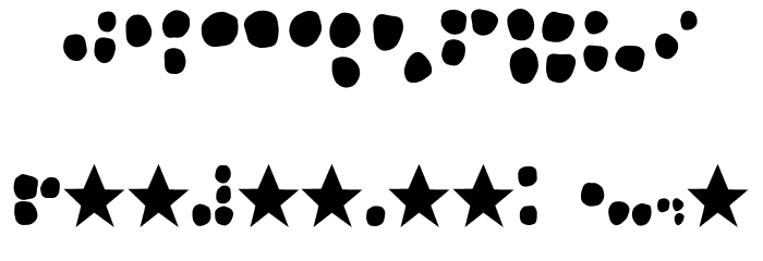 Heaven the Braille Font OTHER CHARS