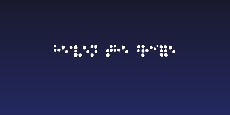 Heaven the Braille Social Header